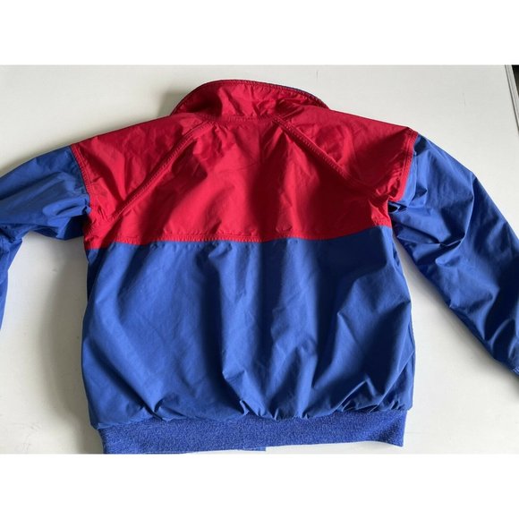 VTG Lands End GORE-TEX Jacket Men's Size Large L Blue Red Blanket Lined - Picture 9 of 9